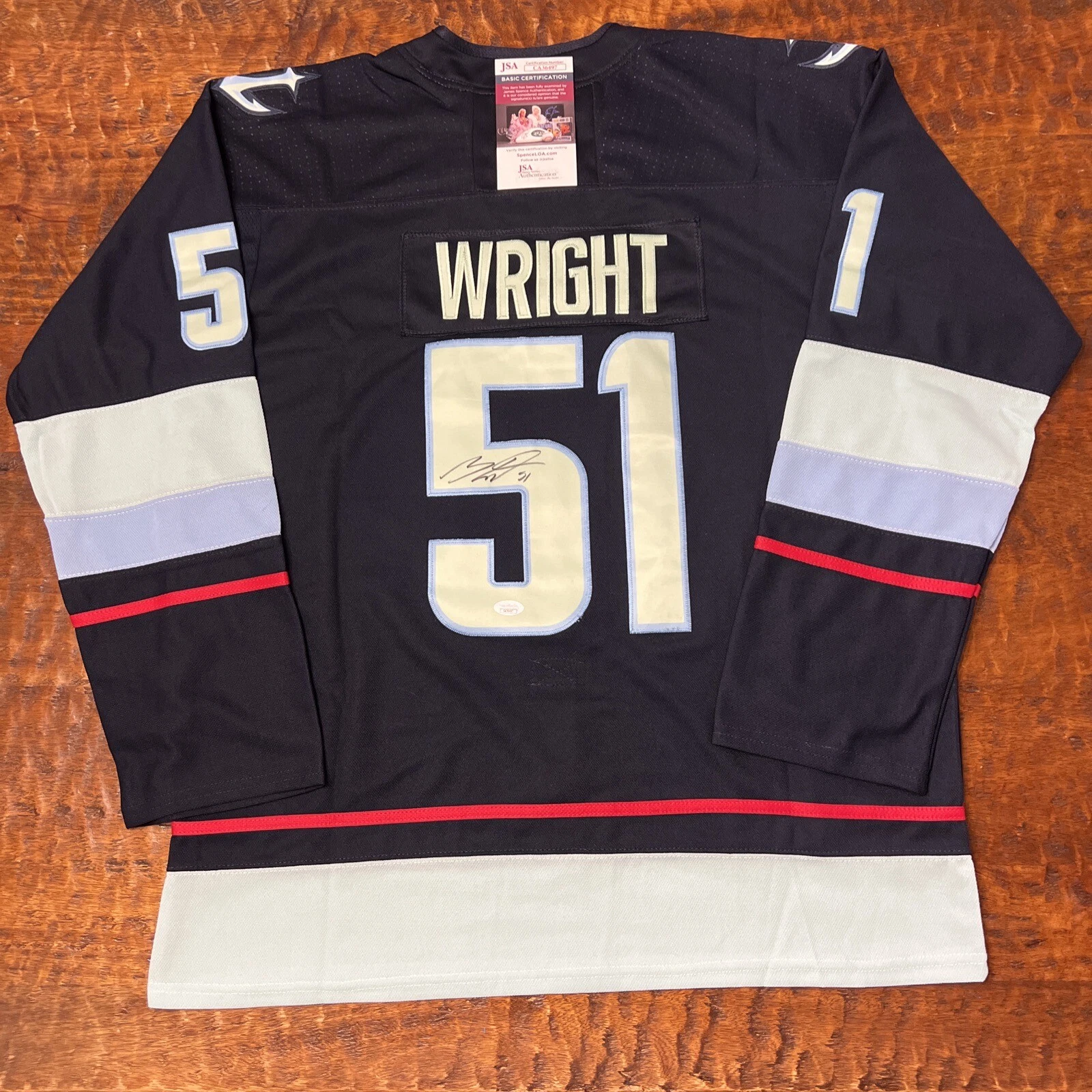Shane Wright Signed Seattle Kraken Jersey JSA Coa Autographed