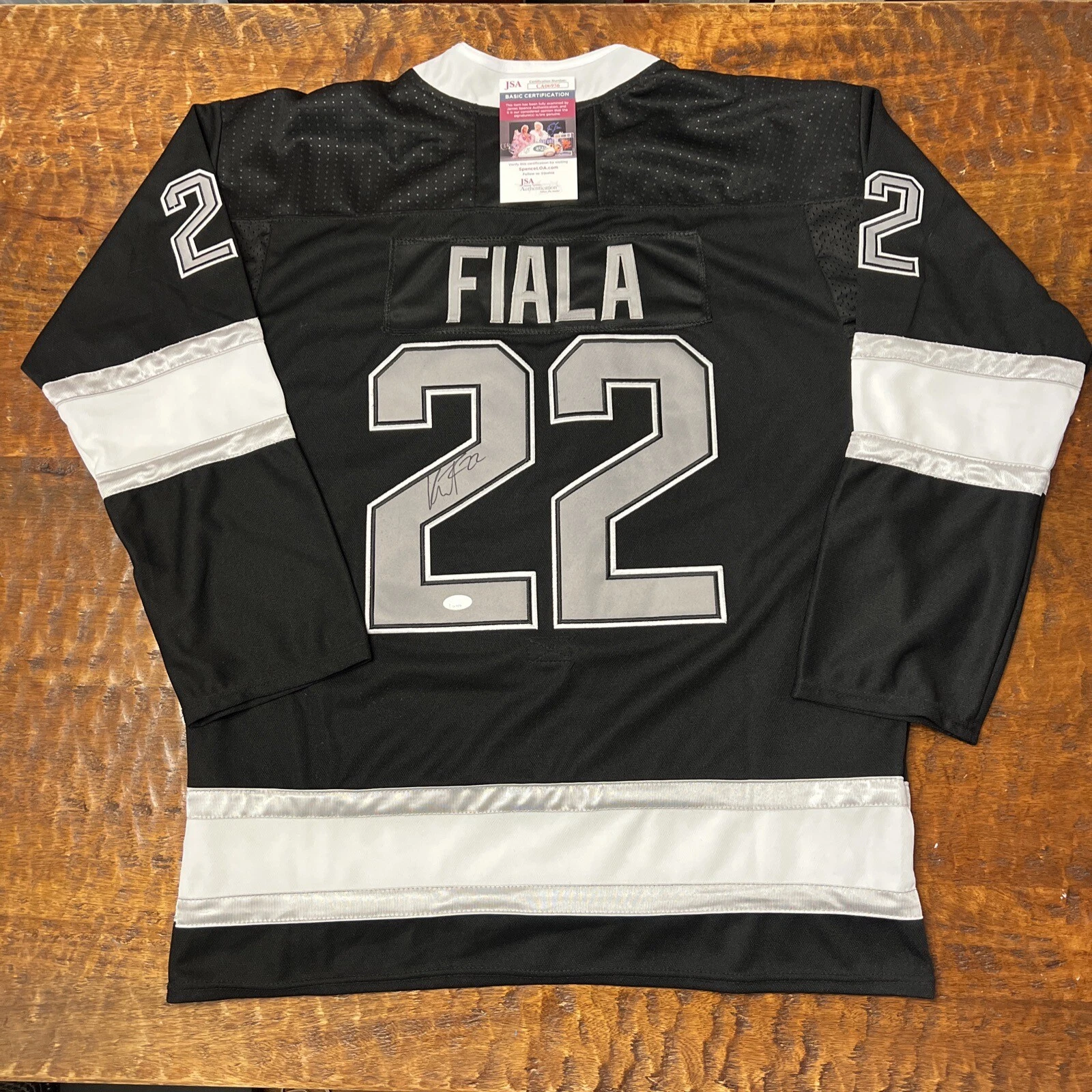 Kevin Fiala Signed Los Angeles Kings Jersey JSA Coa Autographed
