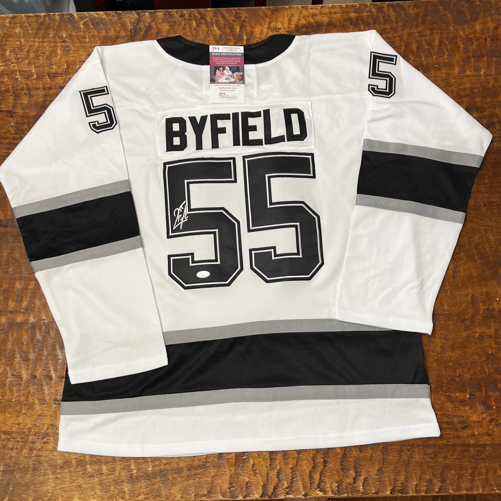 Quinton Byfield Signed Los Angeles Kings Jersey JSA Coa Autographed