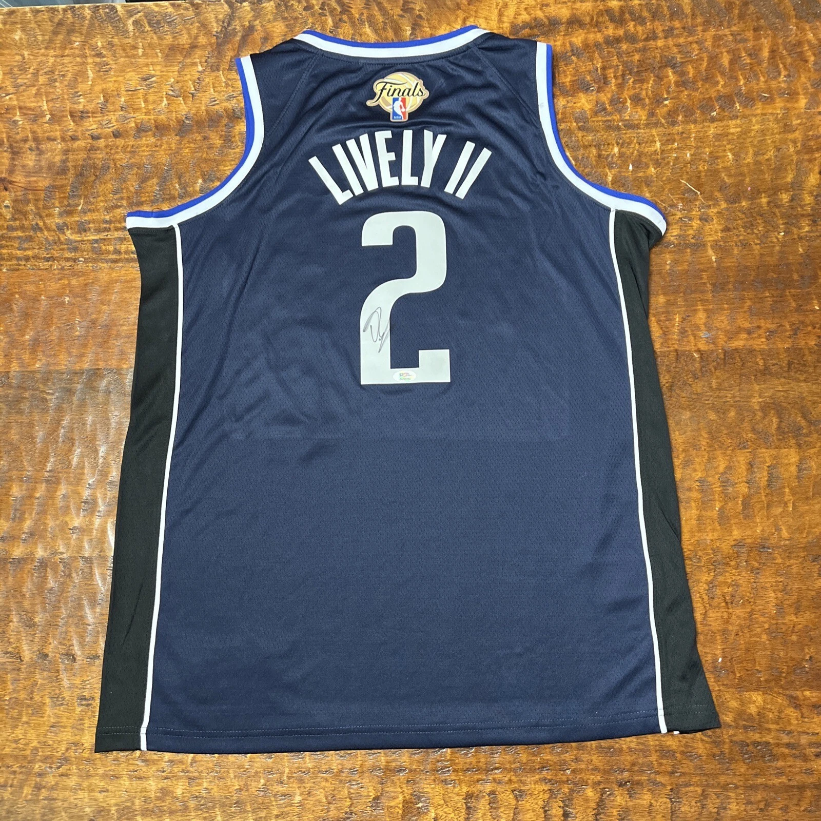 Dereck Lively II Signed Dallas Mavericks Jersey PSA DNA Autographed