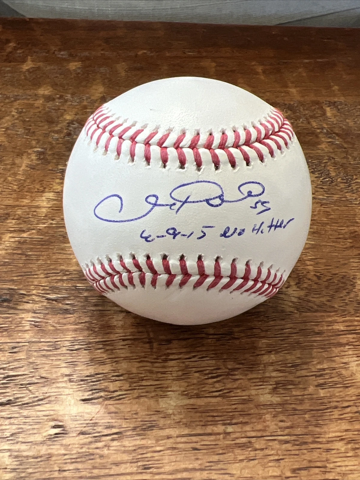 Chris Heston Signed Major League Baseball JSA Coa Giants Autographed No Hitter