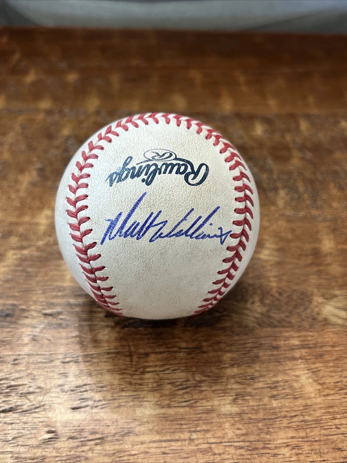 Matt Williams Signed Game Used MLB Baseball JSA Coa Giants Autographed