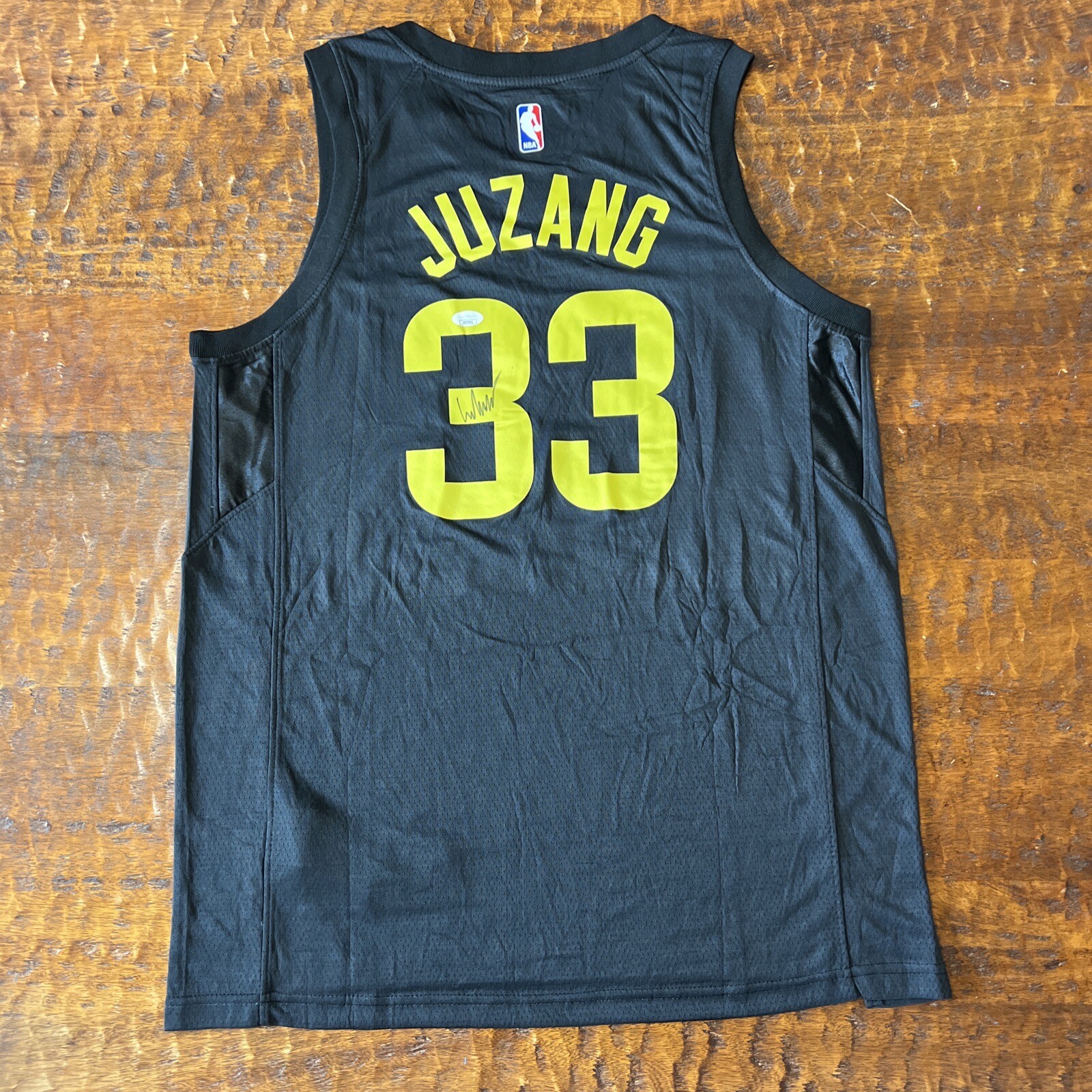 Johnny Juzang Signed Utah Jazz Jersey JSA Coa Autographed