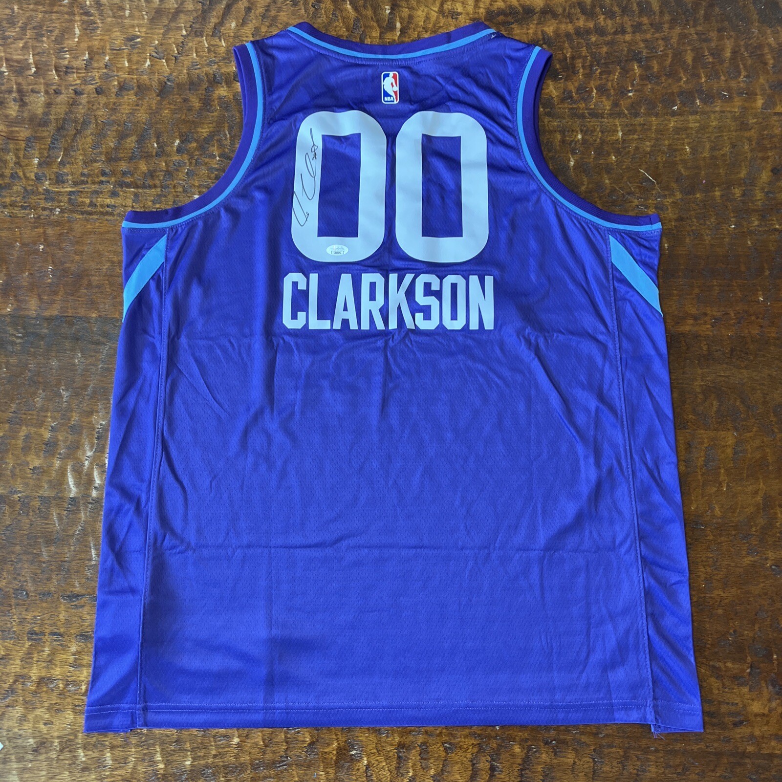 Jordan Clarkson Signed Utah Jazz Jersey JSA Coa Autographed