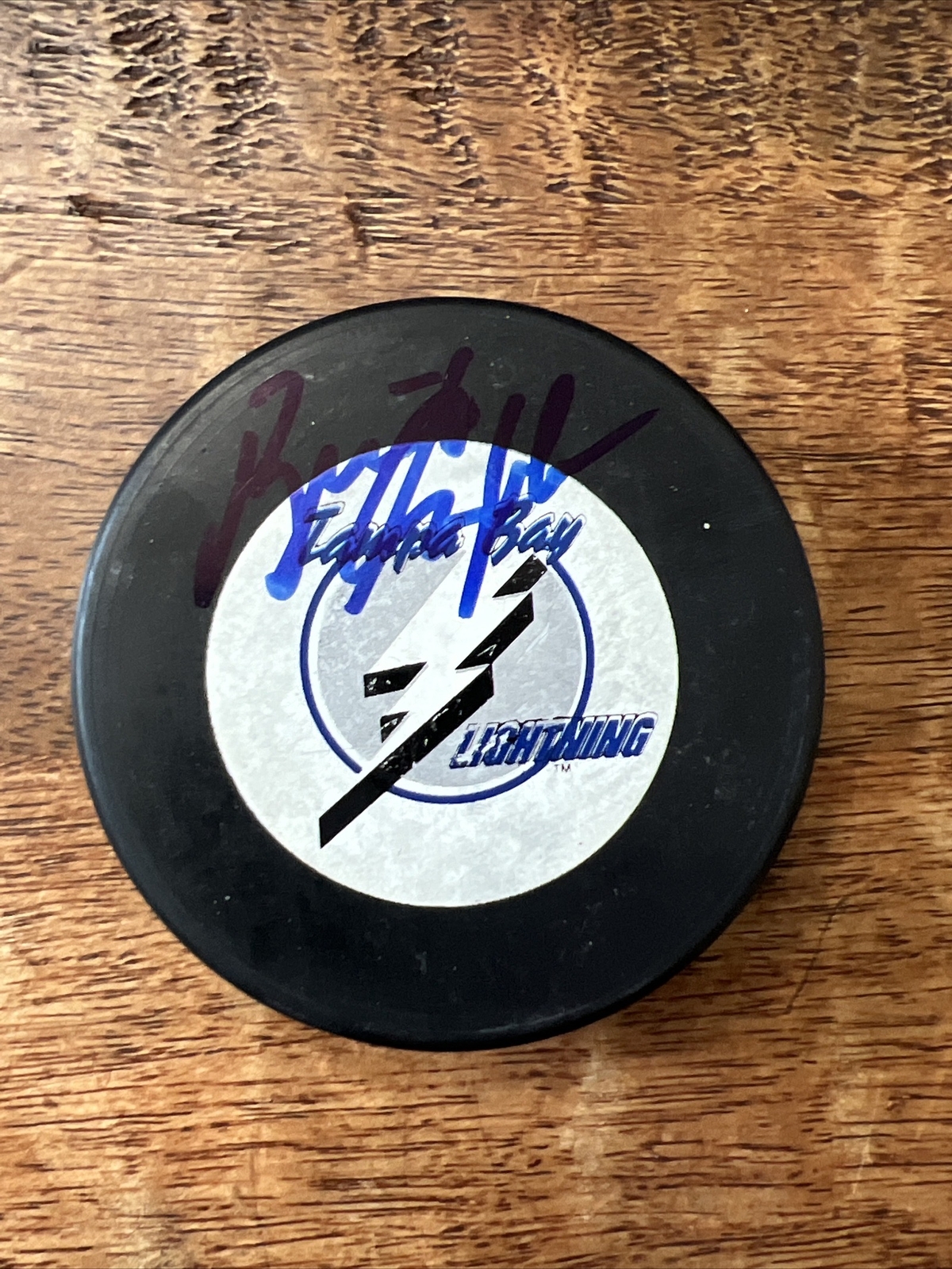 Brian Engblom Signed Tampa Bay Lightning Puck JSA Coa Autographed
