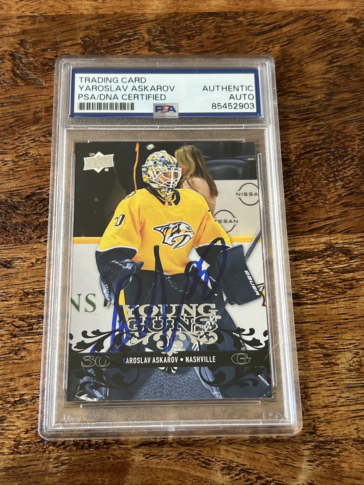 Yaroslav Askarov IP Signed UD Retro Young Guns Card Psa Dna Coa Slab Autographed