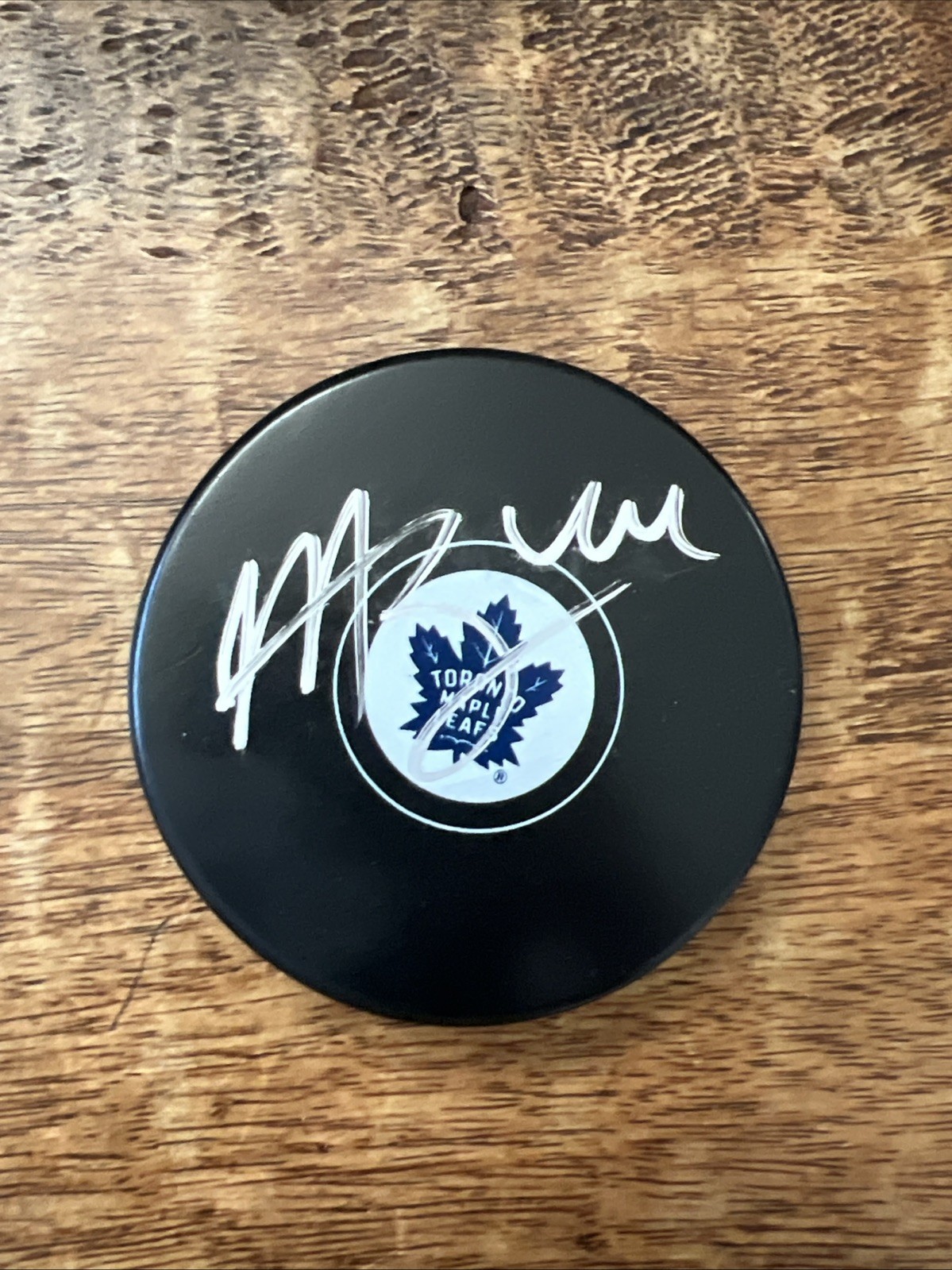 Morgan Rielly Signed Toronto Maple Leafs Puck JSA Coa Autographed