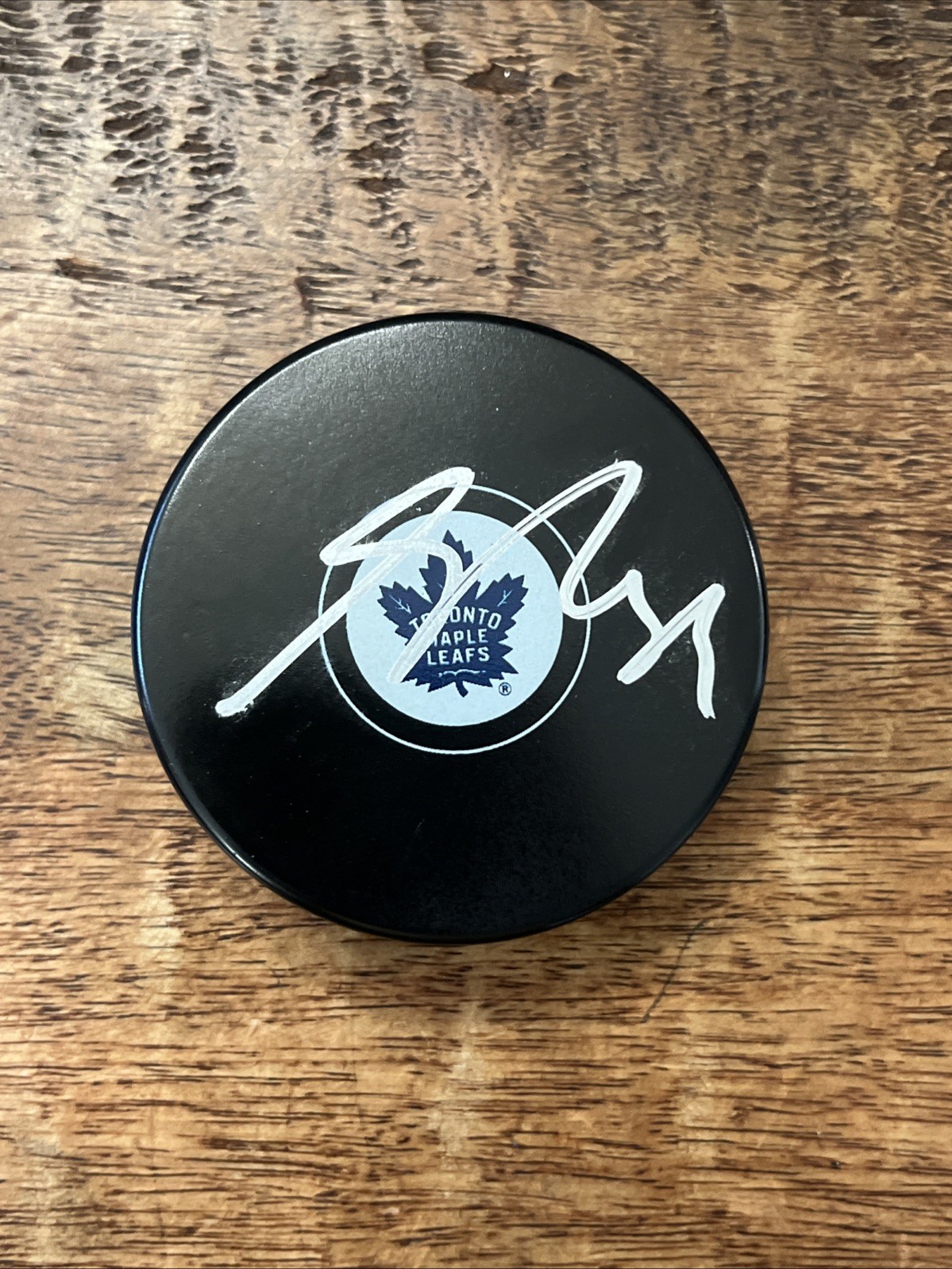 Nicholas Robertson Signed Toronto Maple Leafs Puck JSA Coa Autographed Nick