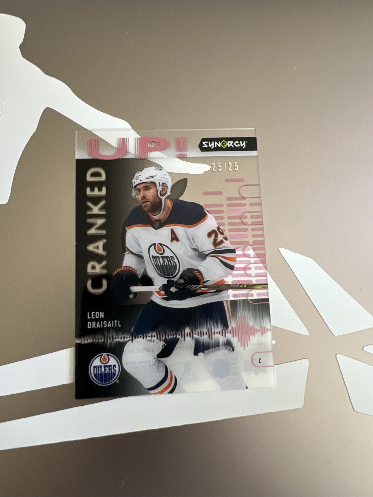 2022-23 Upper Deck Synergy Cranked Up Leon Draisaitl #CU-LD /25- Oilers Card