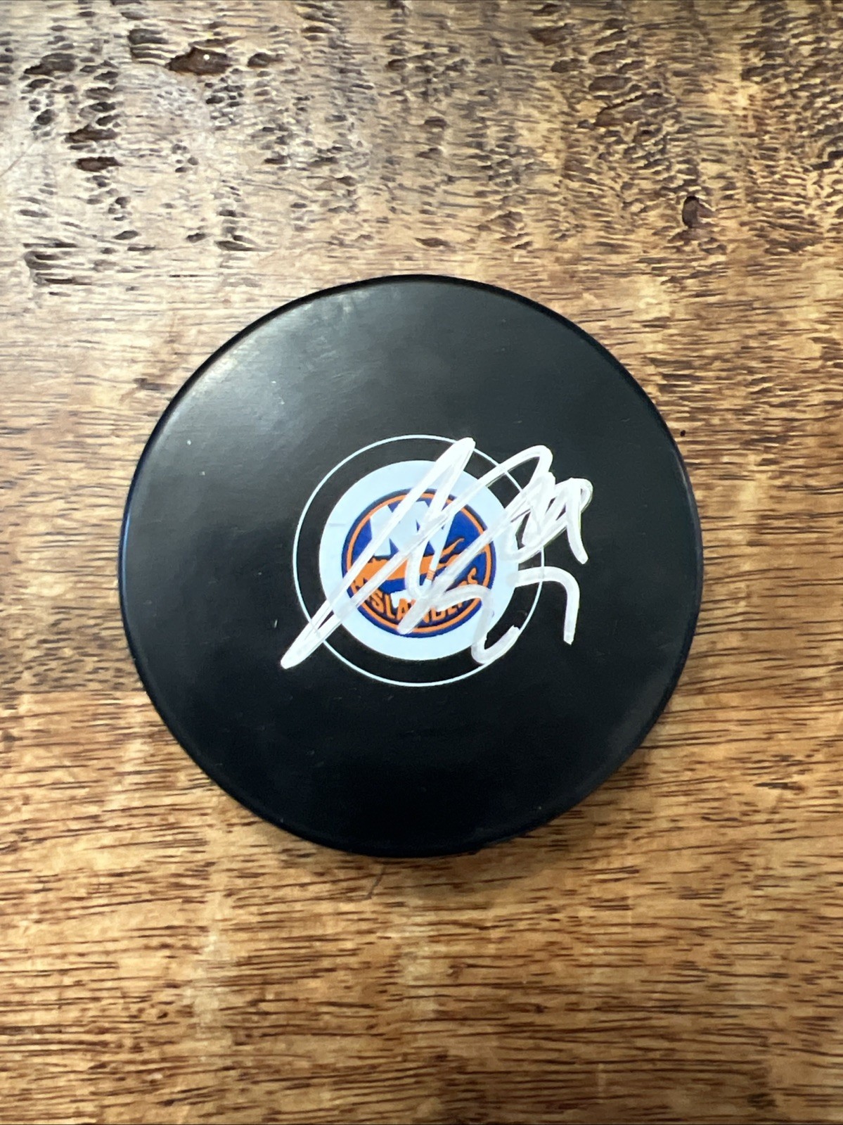 Anders Lee Signed New York Islanders Hockey Puck PSA DNA Autographed