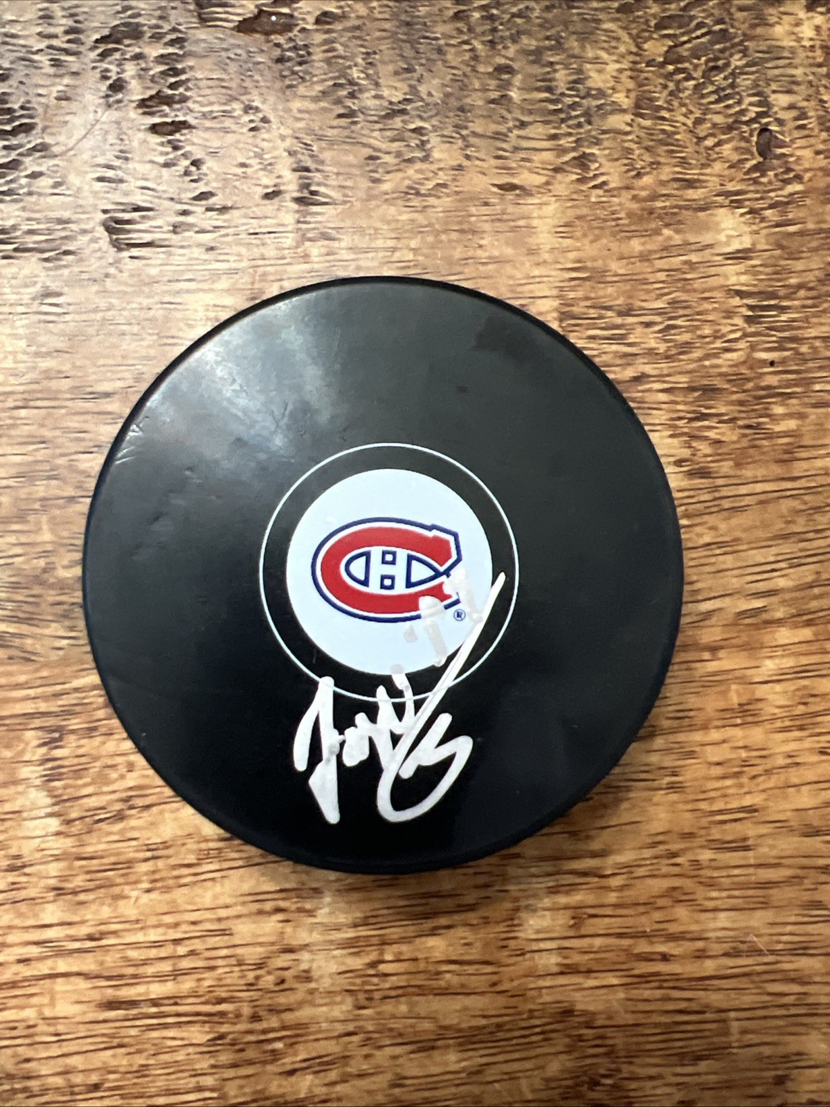 Jayden Struble Signed Montreal Canadiens Hockey Puck PSA DNA Autographed