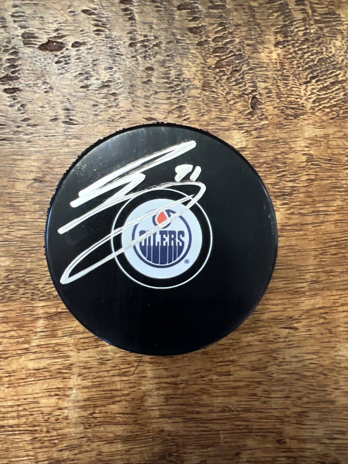 Evander Kane Signed Edmonton Oilers Hockey Puck PSA DNA Autographed