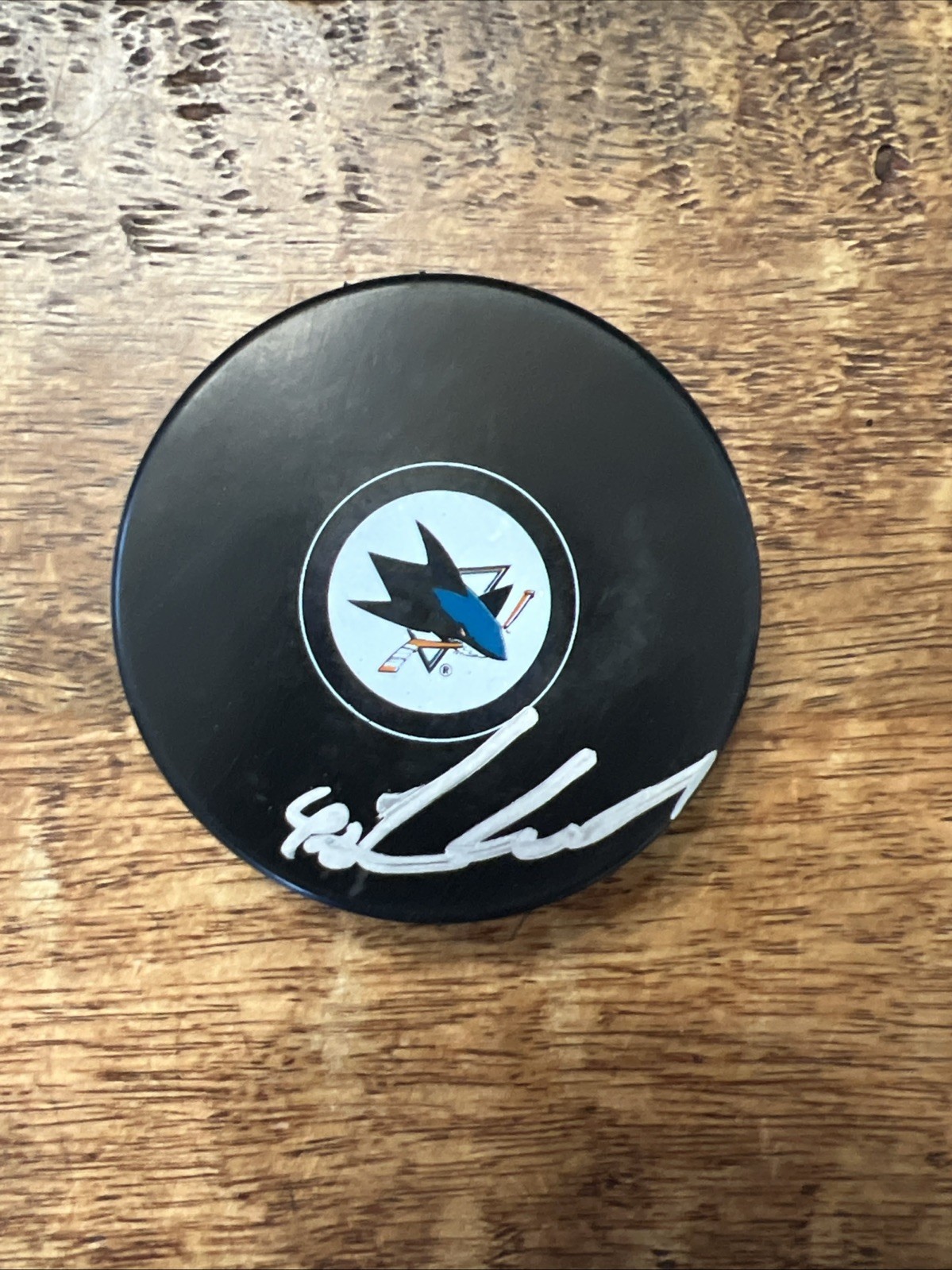 Cameron Lund Signed San Jose Sharks Puck PSA DNA Autographed