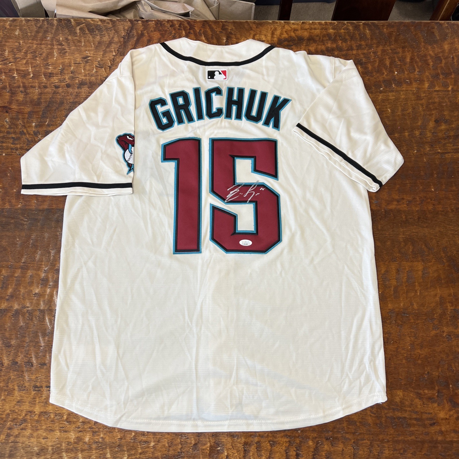 Randal Grichuk Signed Arizona Diamondbacks Jersey JSA Coa Autographed