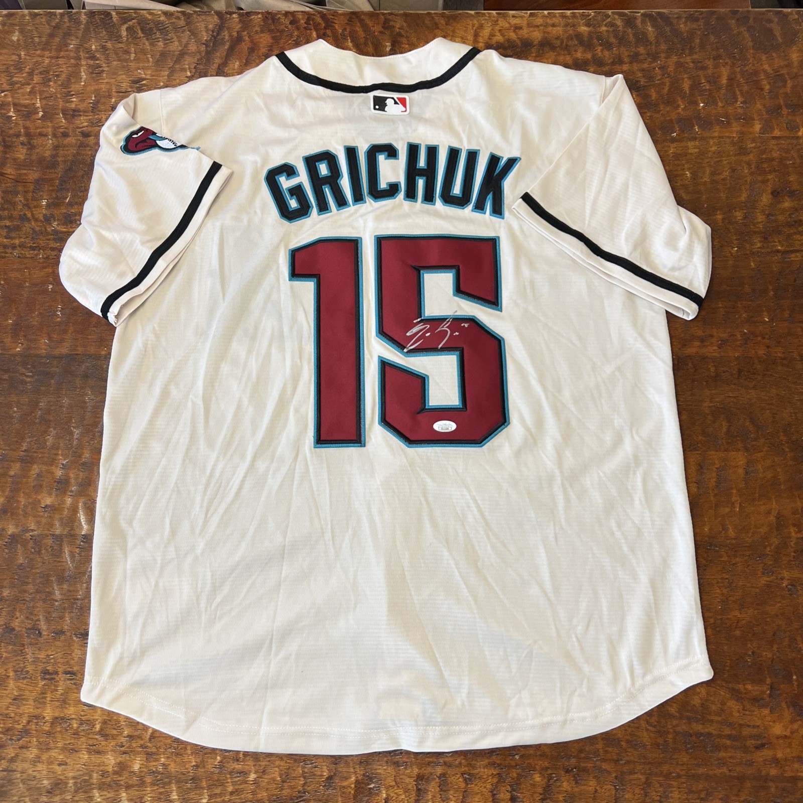 Randal Grichuk Signed Arizona Diamondbacks Jersey JSA Coa Autographed