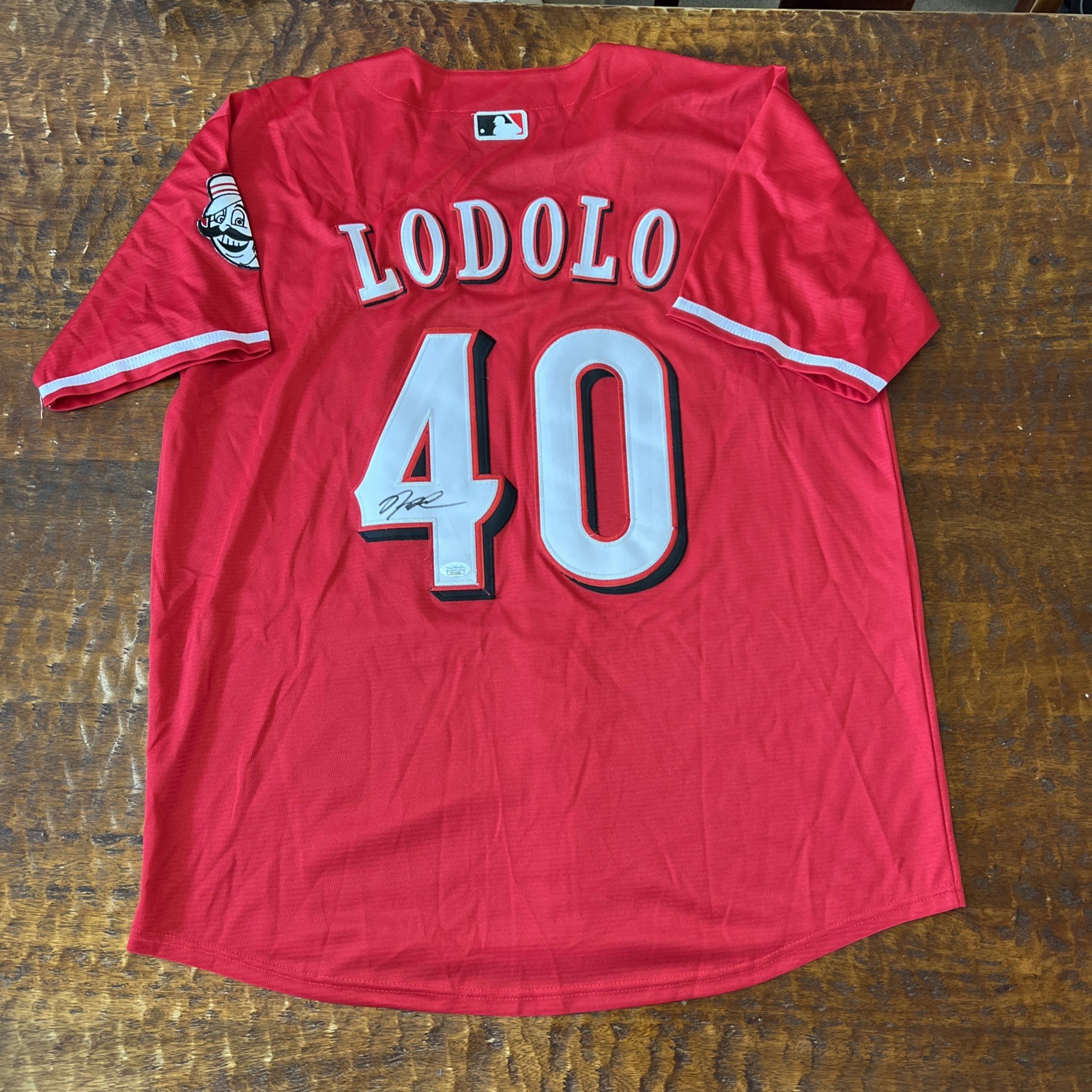 Nick Lodolo Signed Cincinnati Reds Jersey JSA Coa Autographed