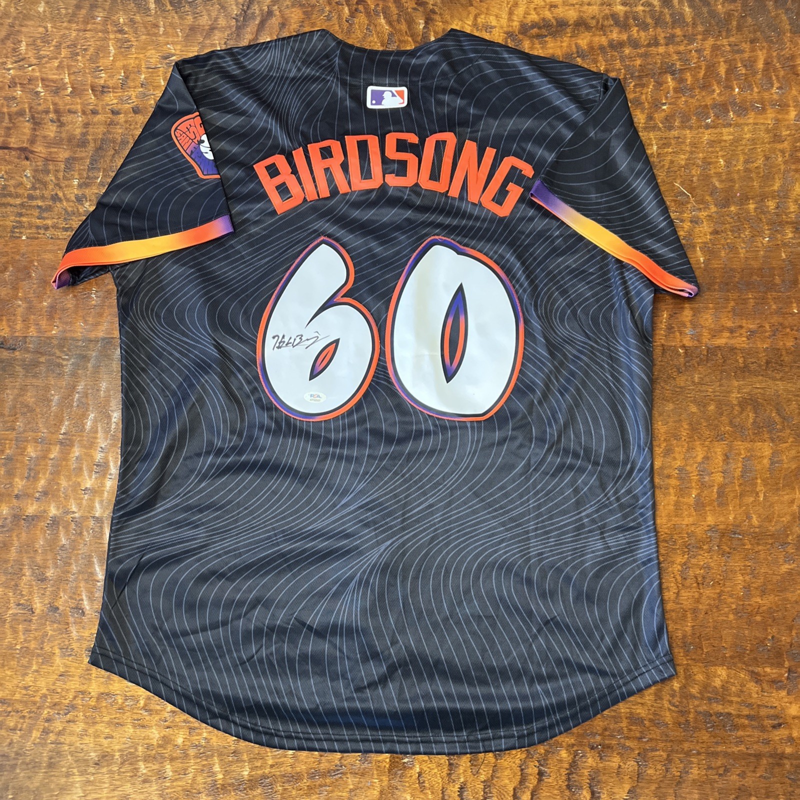 Hayden Birdsong Signed San Francisco Giants Jersey PSA DNA Autographed