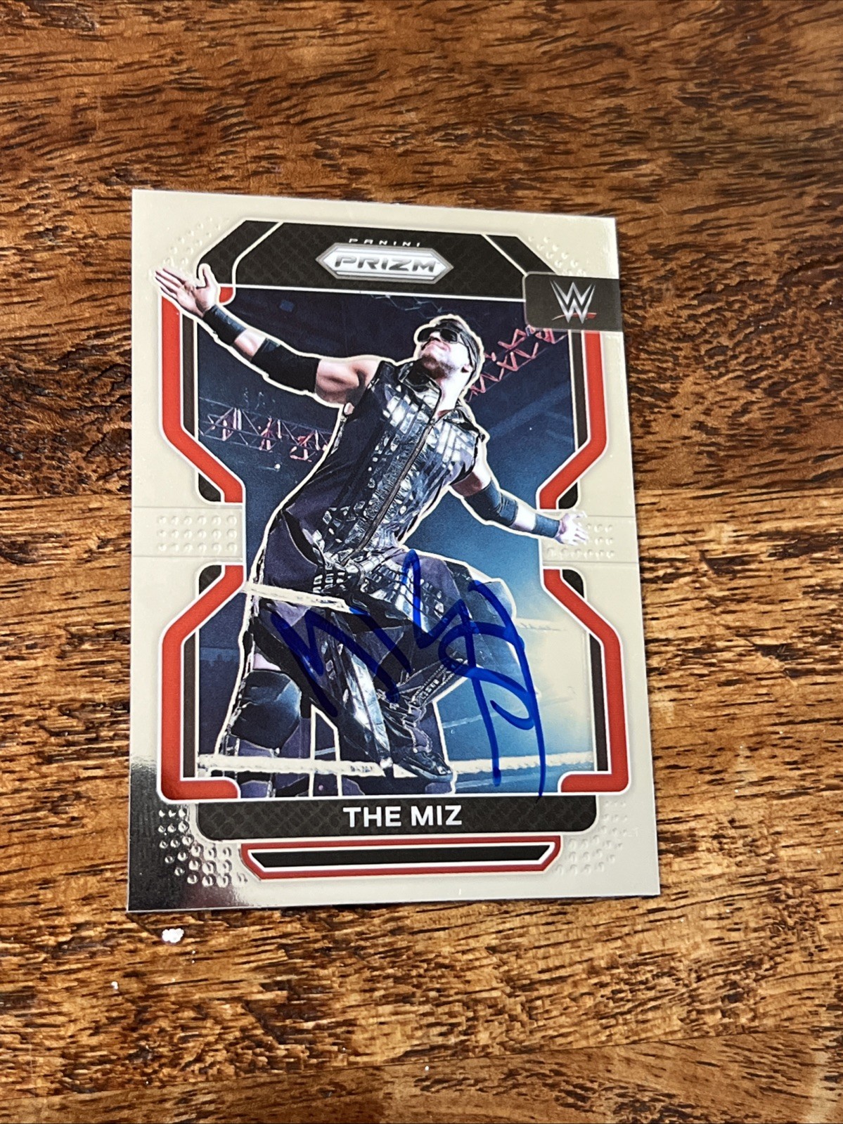 The Miz IP Signed 2022 Panini Prizm Card WWE Autographed