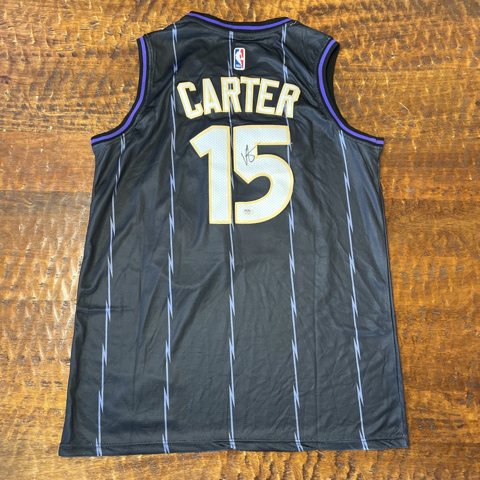 Vince Carter Signed Toronto Raptors Jersey PSA DNA  Autographed