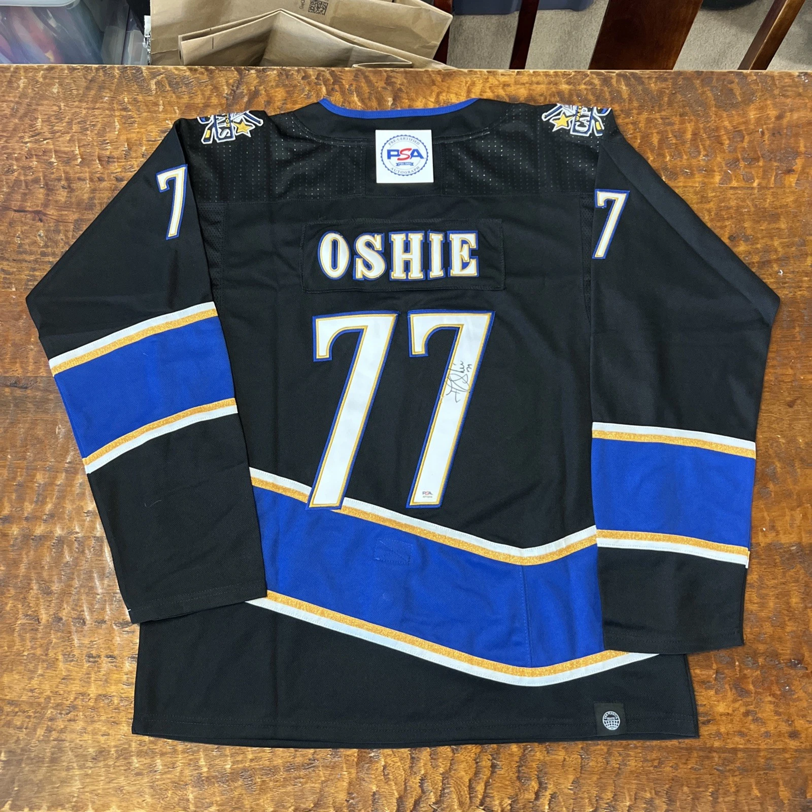 T. J. Oshie Signed Washington Capitals Jersey PSA DNA Autographed TJ