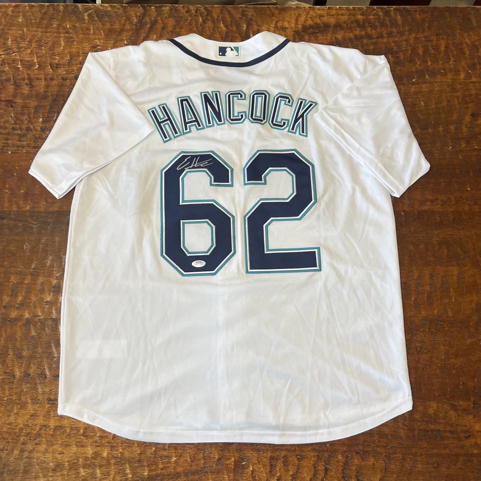 Emerson Hancock Signed Seattle Mariners Jersey PSA DNA Autographed