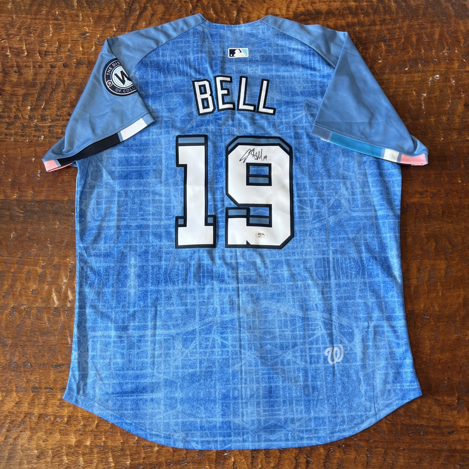Josh Bell Signed Washington Nationals Jersey PSA DNA Autographed