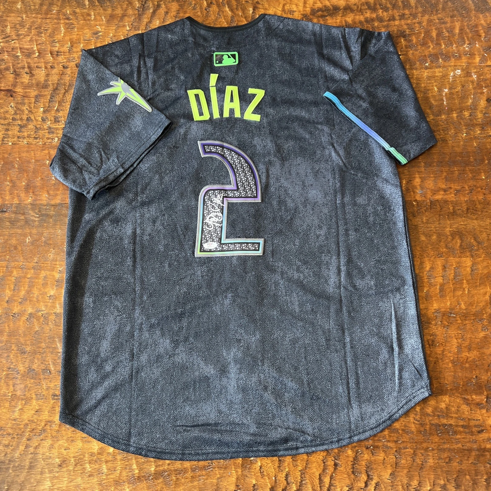 Yandy Diaz Signed Tampa Bay Rays Jersey PSA DNA Autographed