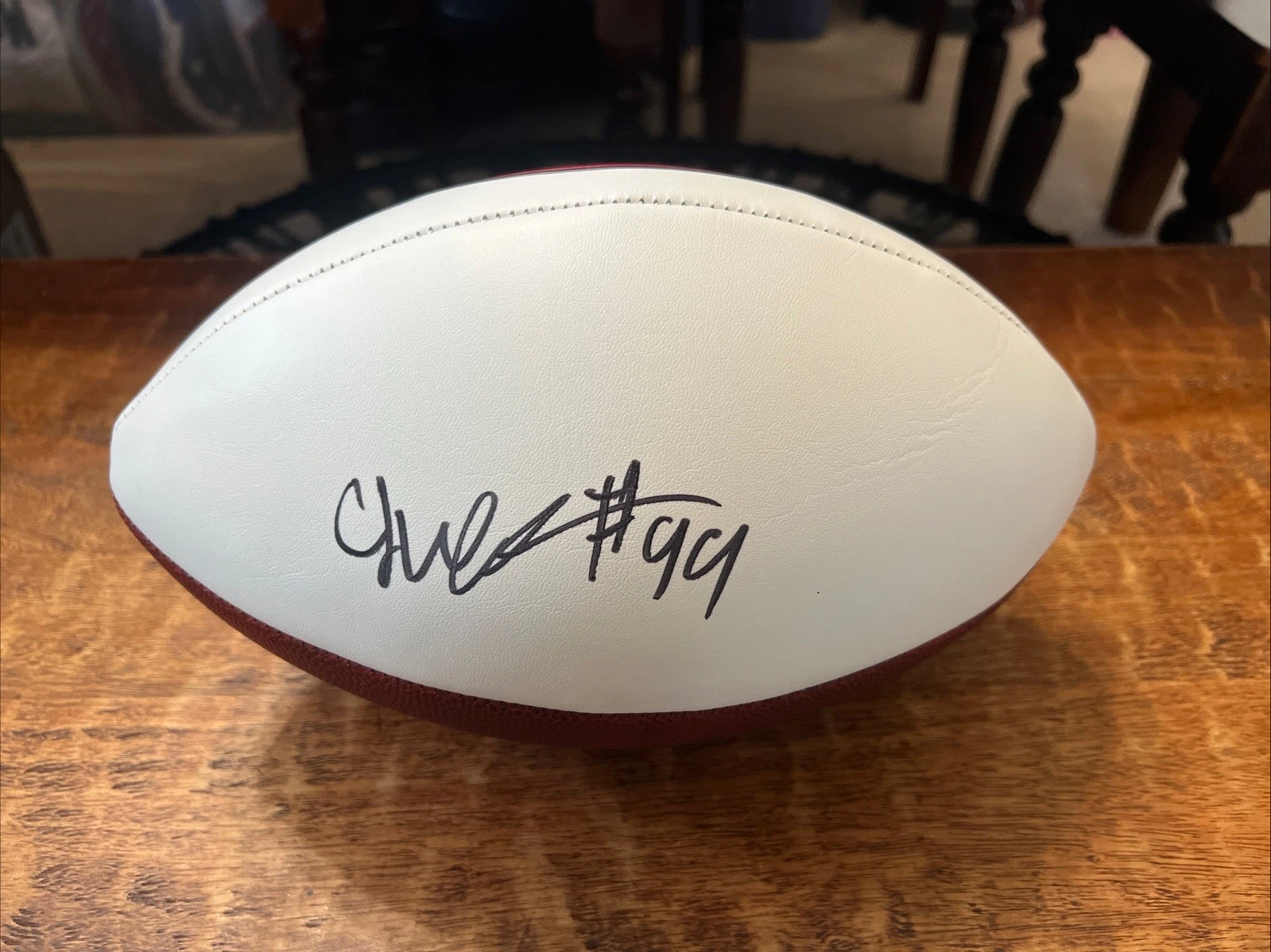 CJ West Signed San Francisco 49ers Football PSA DNA Autographed