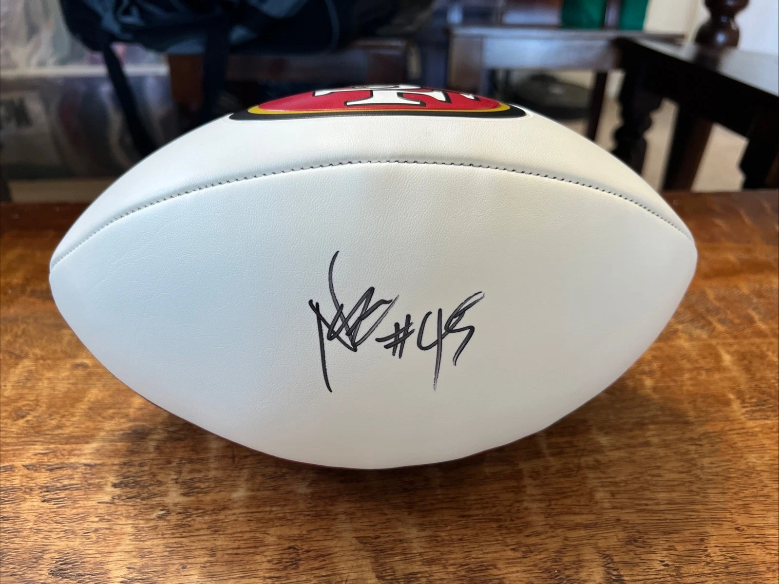 Nick Martin Signed San Francisco 49ers Football JSA Coa Oklahoma State Auto