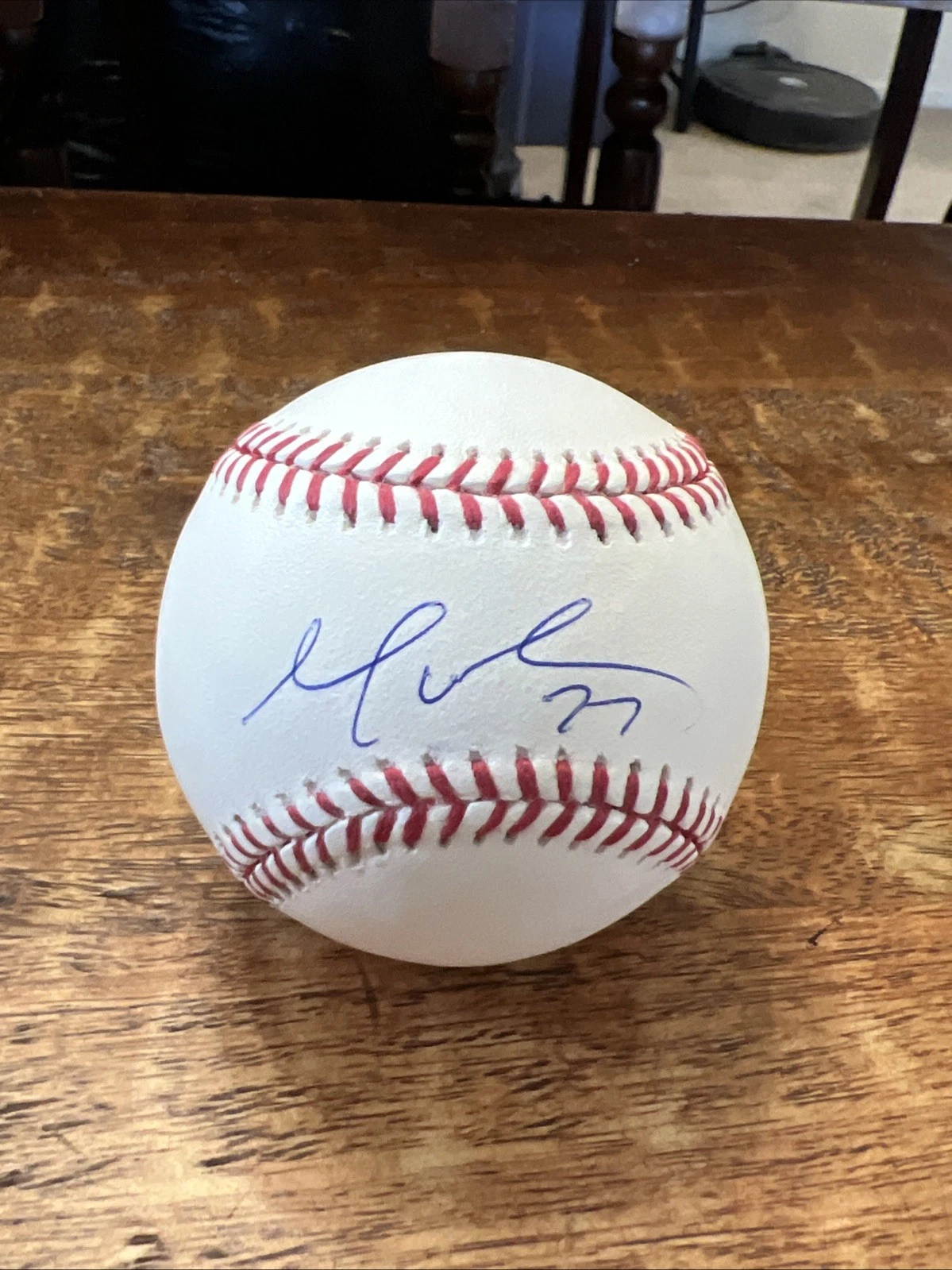 Mark Vientos Signed Official Major League Baseball JSA Coa Mets Autographed