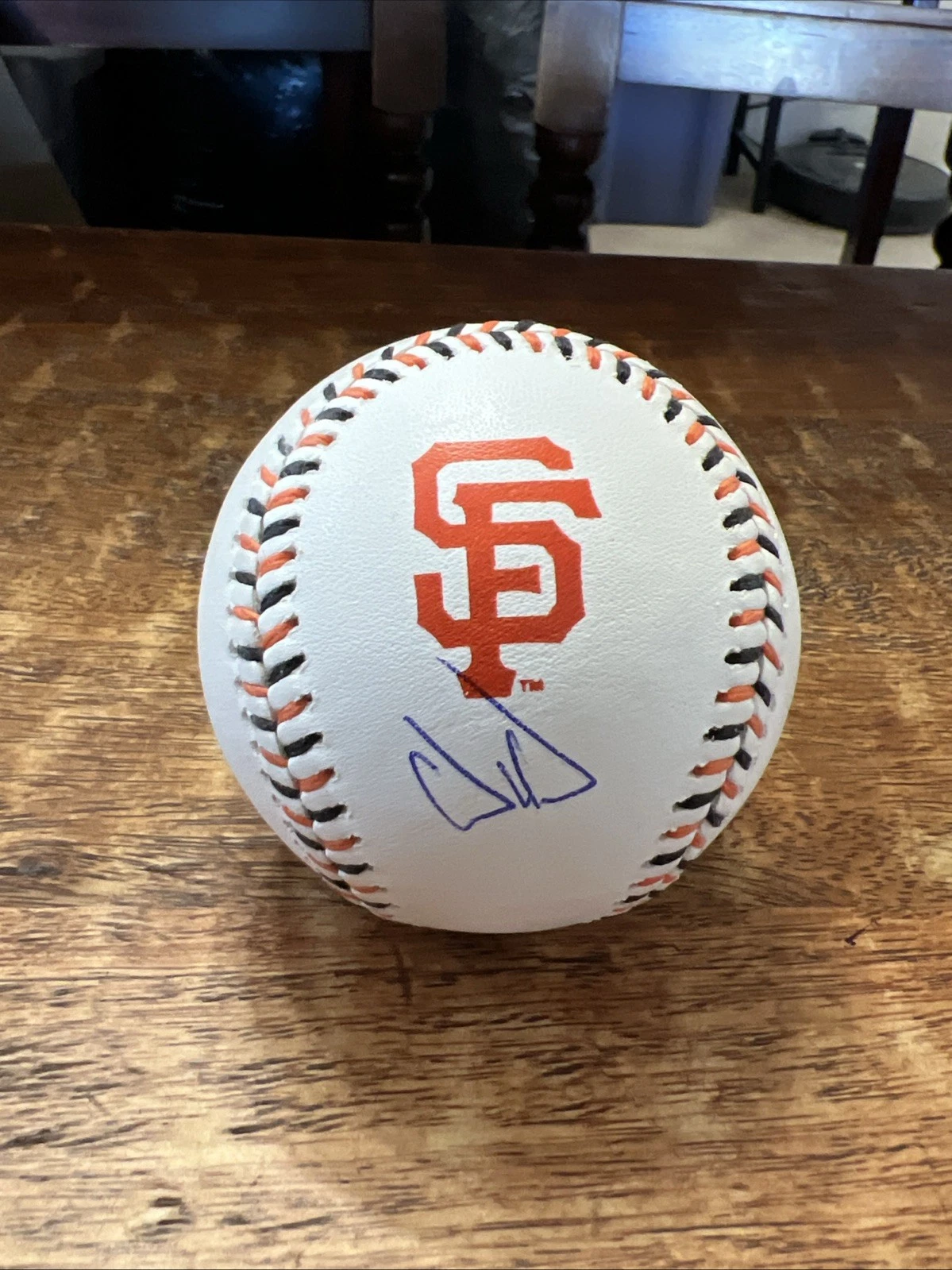Carson Whisenhunt Signed San Francisco Giants Logo Baseball JSA Coa Autographed