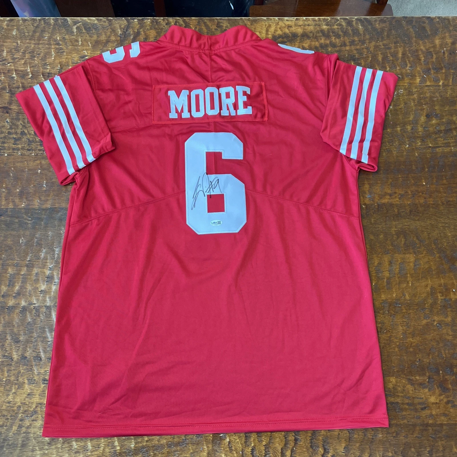 Skyy Moore Signed San Francisco 49ers Jersey JSA Coa Autographed