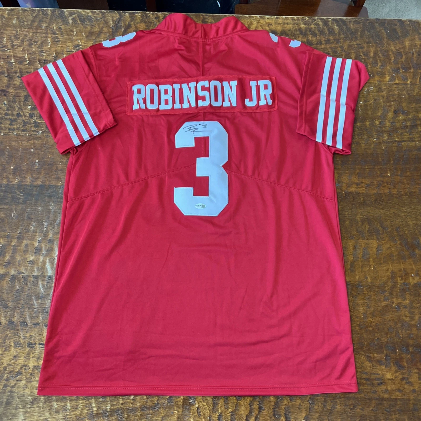 Brian Robinson Jr Signed San Francisco 49ers Jersey JSA Coa Autographed