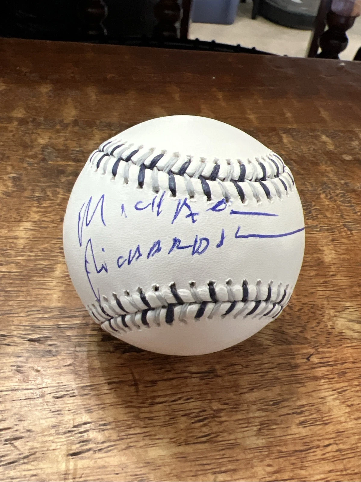 Michael Richards Signed New York Yankees Baseball JSA Coa Autographed Kramer