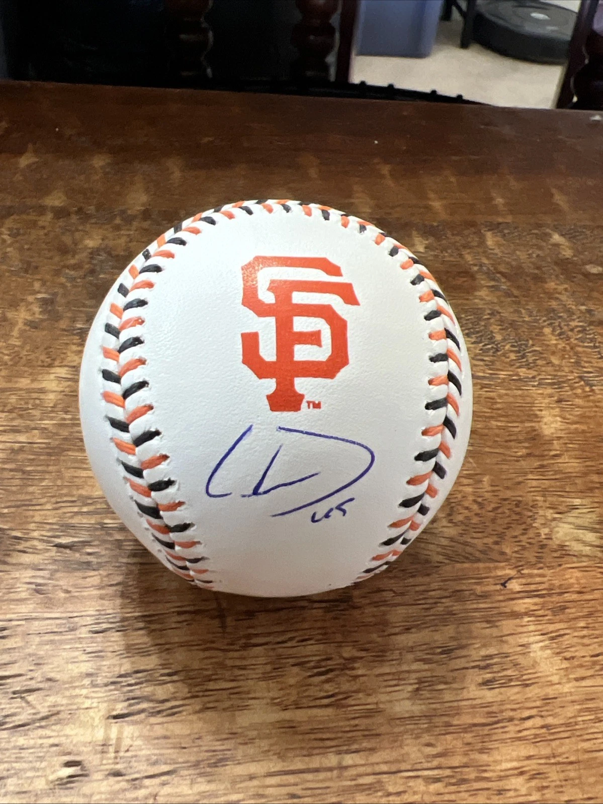 Landen Roupp Signed San Francisco Giants Logo Baseball JSA Coa Autographed