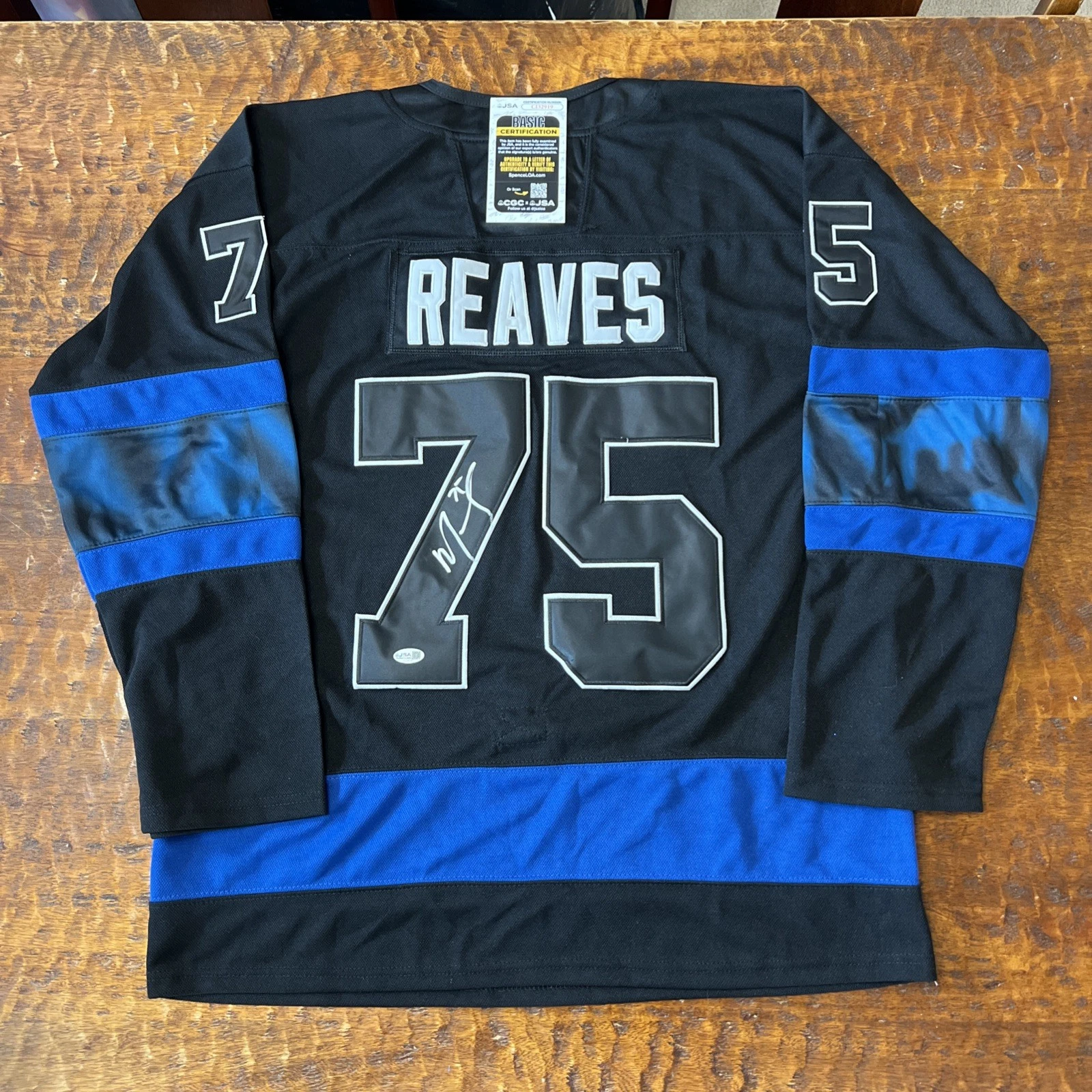 Ryan Reaves Signed Toronto Maple Leafs Jersey JSA Coa Autographed