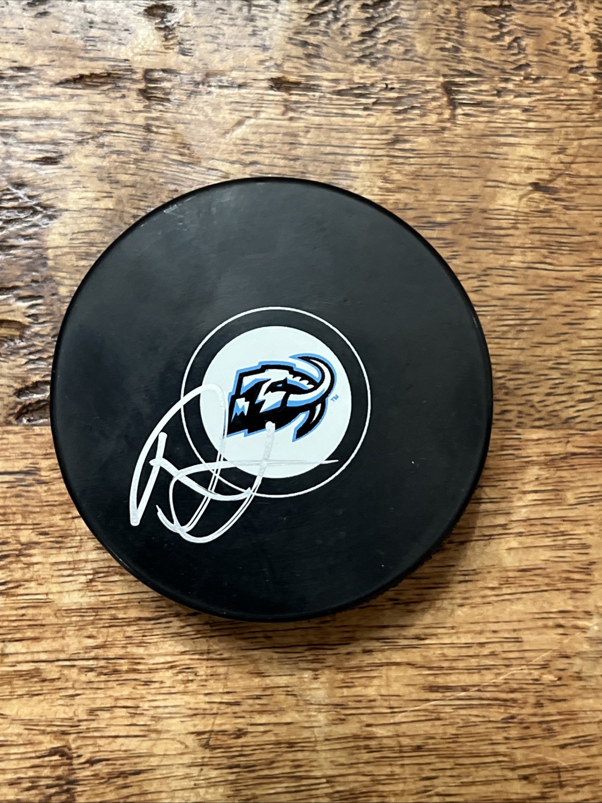 Andre Tourigny Signed Utah Mammoth Puck JSA Coa Autographed