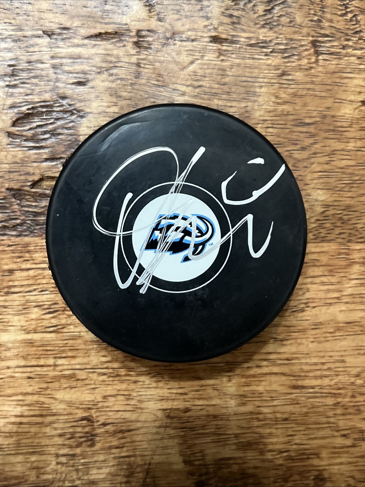 Kevin Stenlund Signed Utah Mammoth Puck JSA Coa Autographed