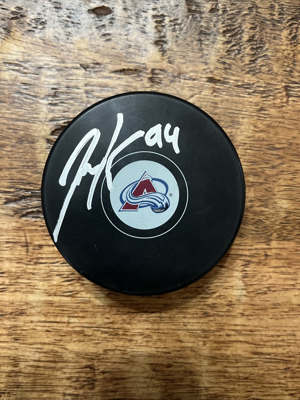 Joel Kiviranta Signed Colorado Avalanche Puck JSA Coa Autographed