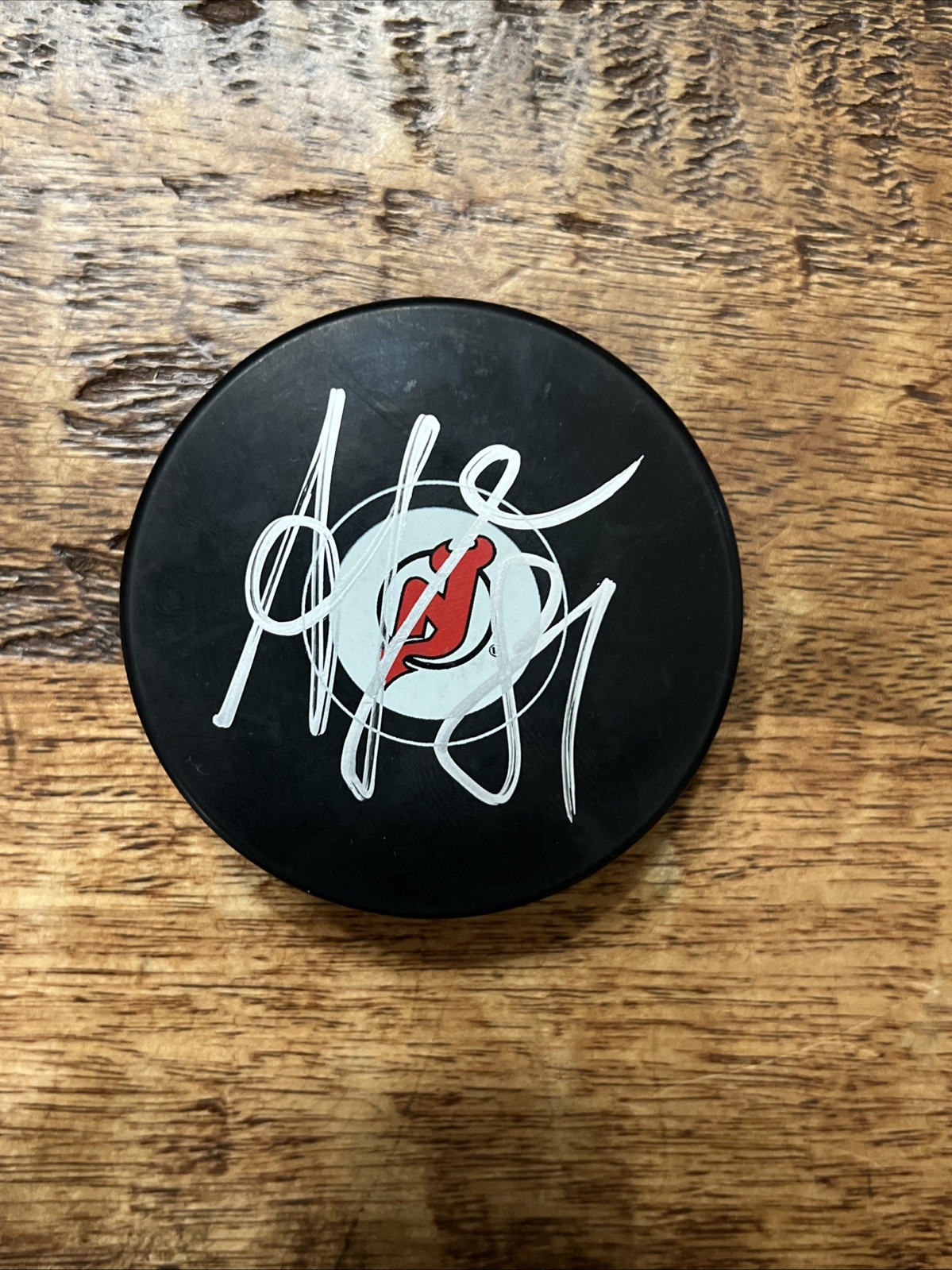 Arseni Gritsyuk Signed New Jersey Devils Puck JSA Coa Autographed