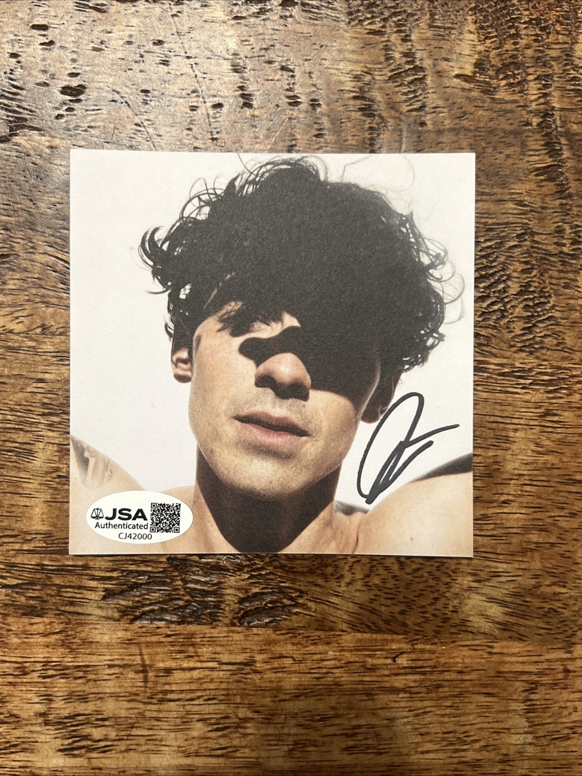 Joe Jonas Signed  CD Insert JSA Coa Music For People Who Believe In Love