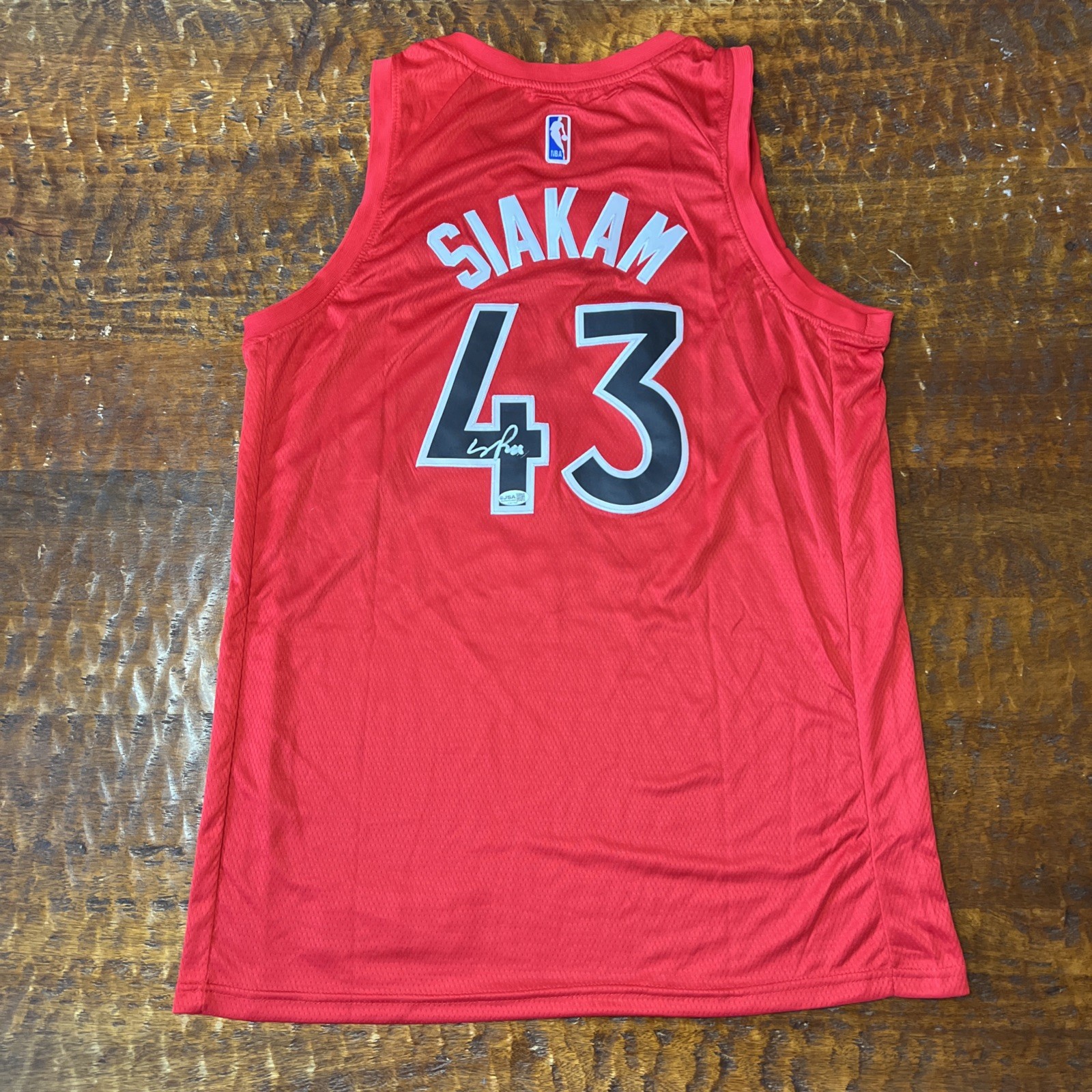 Pascal Siakam Signed Toronto Raptors Jersey JSA Coa Autographed