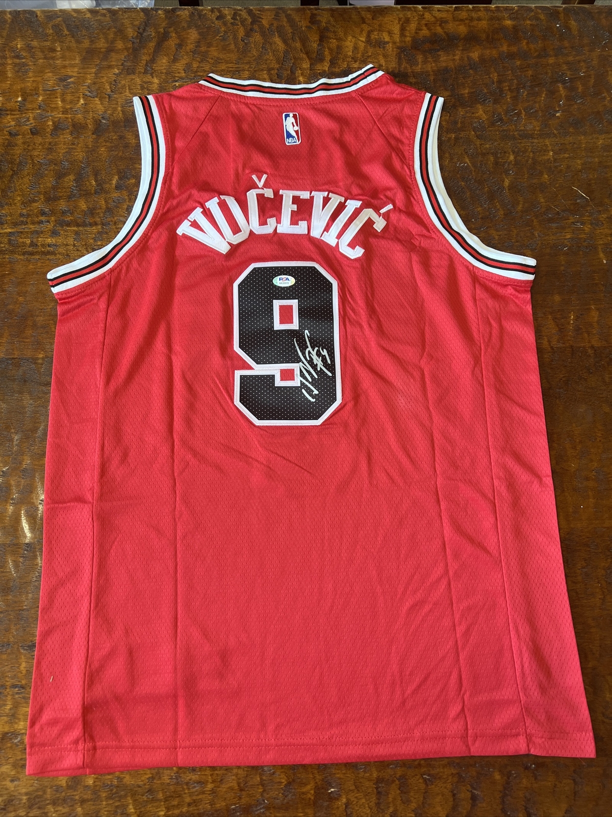 Nikola Vucevic Signed Chicago Bulls Jersey PSA DNA Coa Autographed