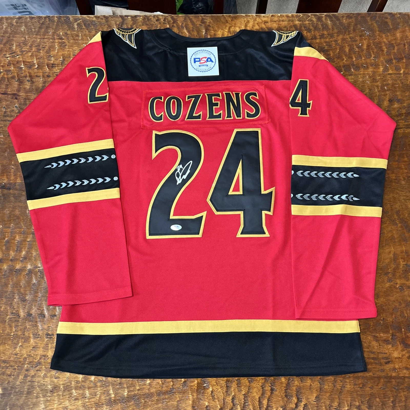 Dylan Cozens Signed Ottawa Senators Jersey PSA DNA Autographed