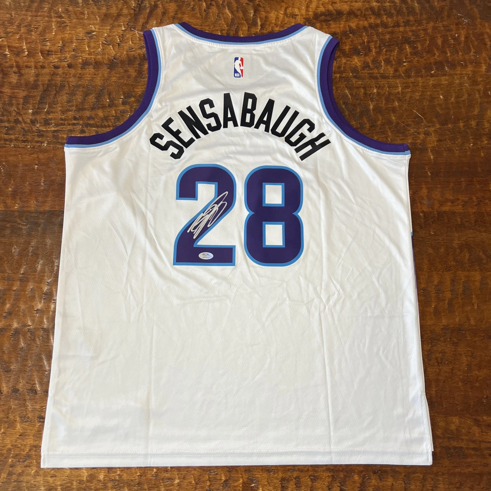 Brice Sensabaugh Signed Utah Jazz Jersey PSA DNA  Autographed