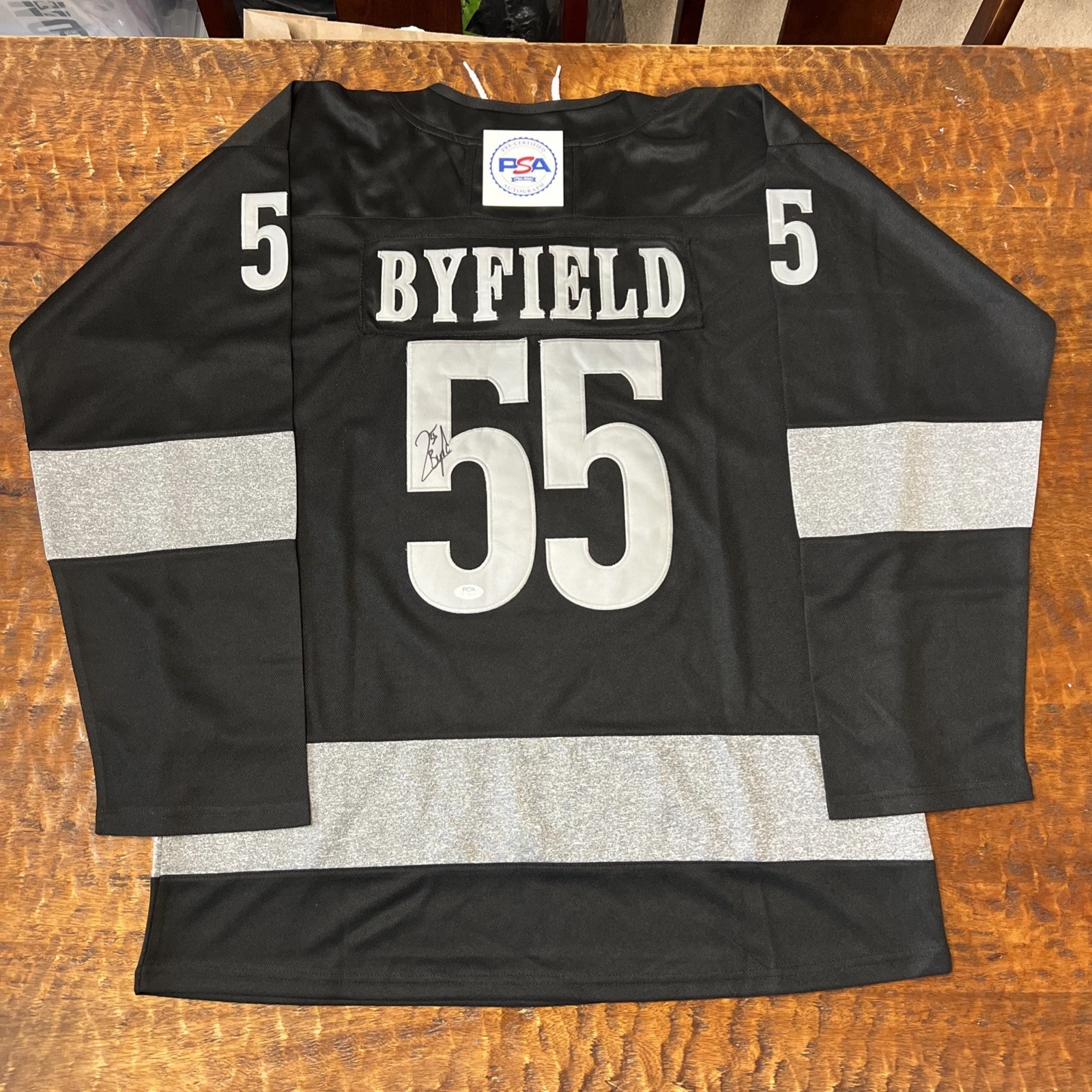 Quinton Byfield Signed Los Angeles Kings Jersey PSA DNA Autographed