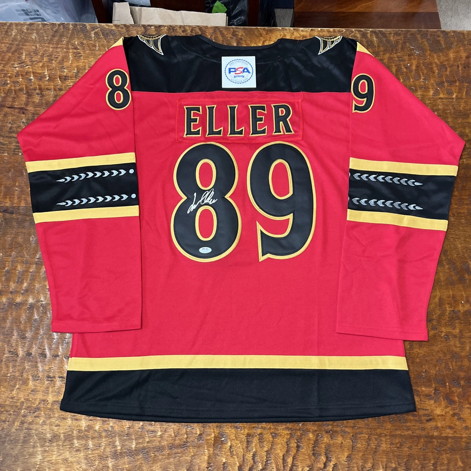 Lars Eller Signed Ottawa Senators Jersey PSA DNA Autographed