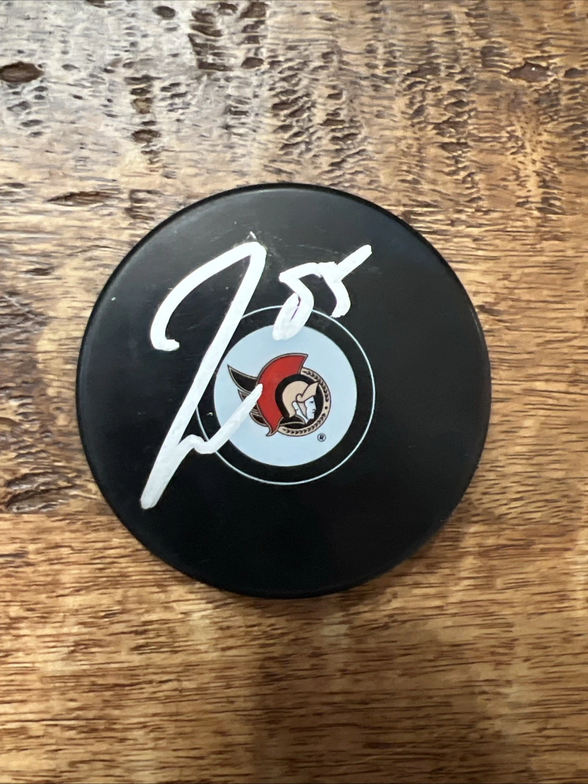 Jake Sanderson Signed Ottawa Senators Puck PSA DNA Autographed