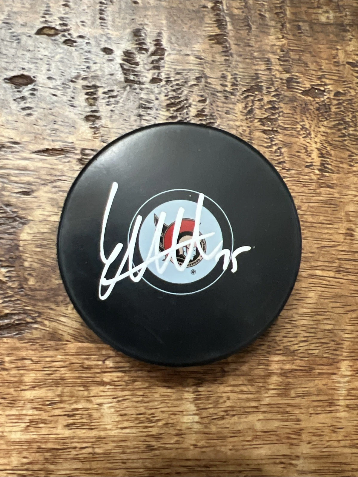 Linus Ullmark Signed Ottawa Senators Puck PSA DNA Autographed
