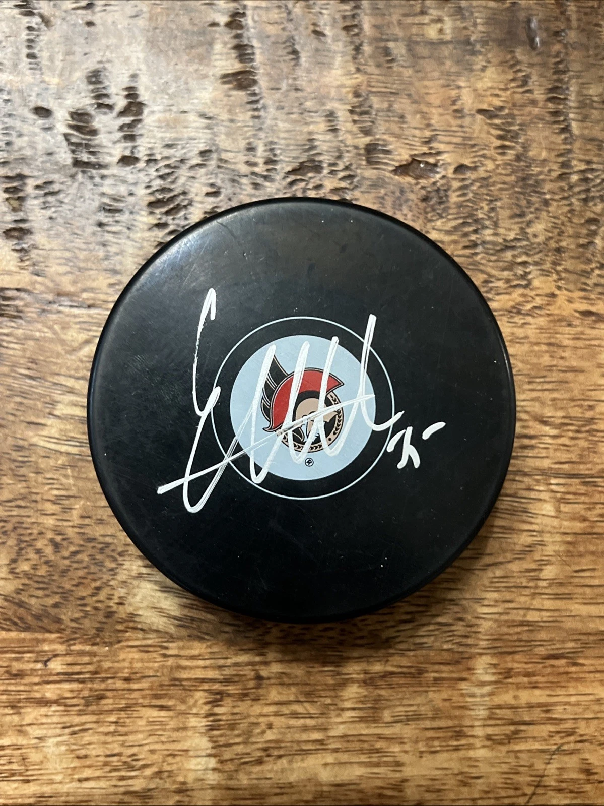 Linus Ullmark Signed Ottawa Senators Puck PSA DNA Autographed